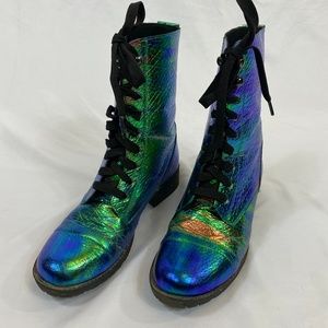 mermaid combat boots